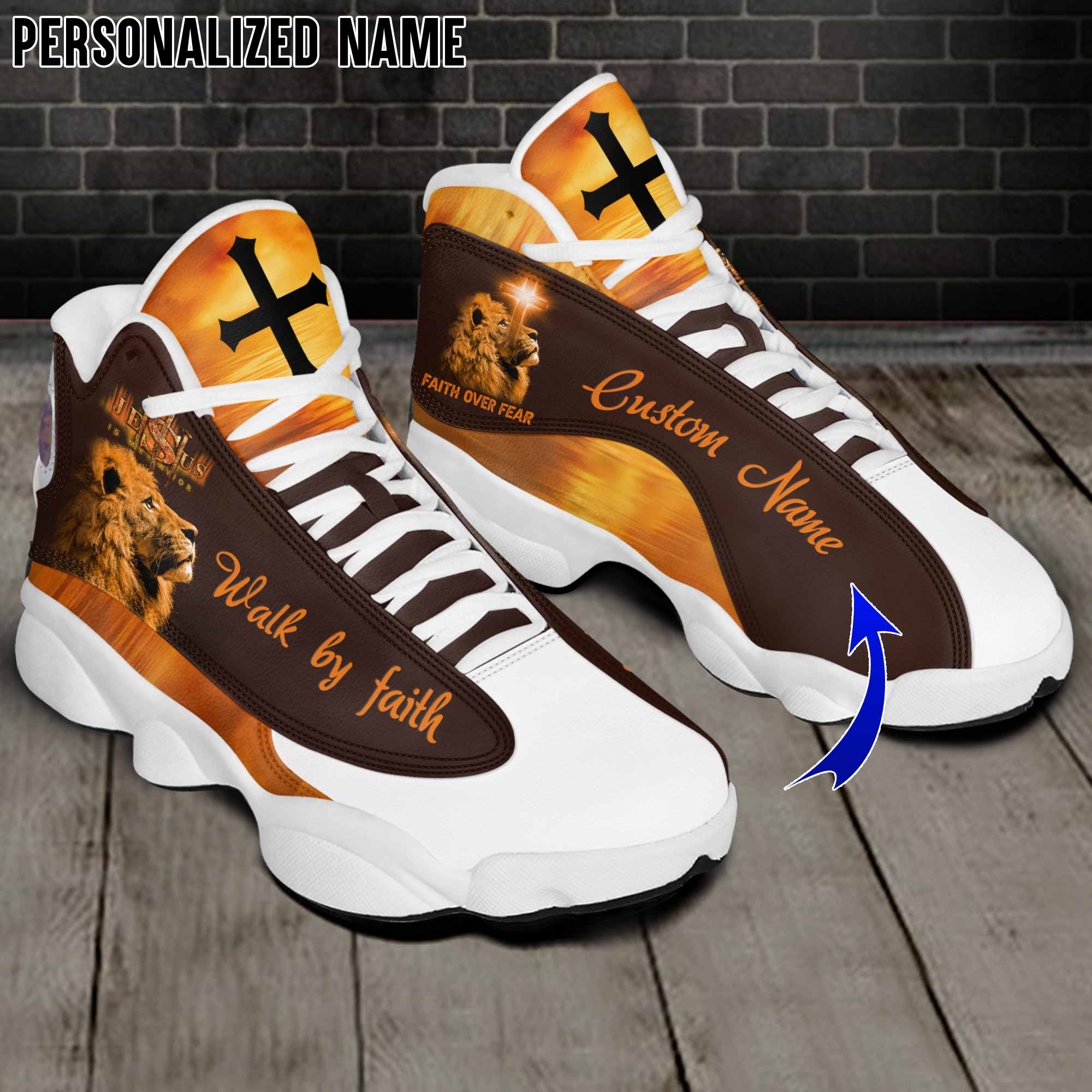Personalized Name Jesus Is My Savior Shoes Jesus Gift Custom Shoes Gift QFYY3120602