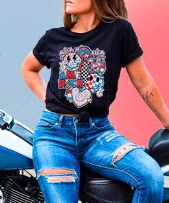 Retro smiley face 4th of July Independence Day Shirt UKTO3020616