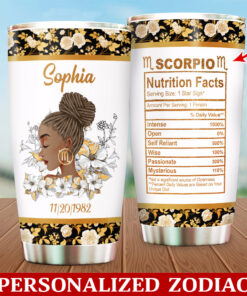 Personalized Zodiac, Birthday Gift For Girl 20Oz & 30Oz Stainless Steel Tumbler QFYY3240601