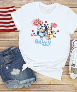 Red White Bluey Shirt, 4th July Shirt, Independence Day Shirt QFTO3070612