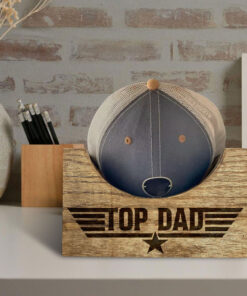 Hat Holder, Wood Hat Box, Baseball Hat Holder, Cap Organizer, Cap Stand, Gift for Dad QFTD3210601
