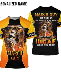 Personalized Name March Guy 3D All Over Printed Clothes QFHM270403