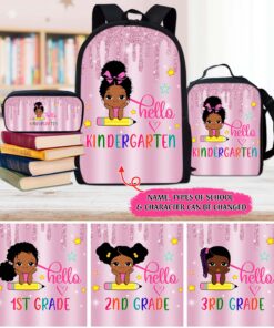 Personalized School Grade And Kids Name Back To School Backpack QFUU3190701