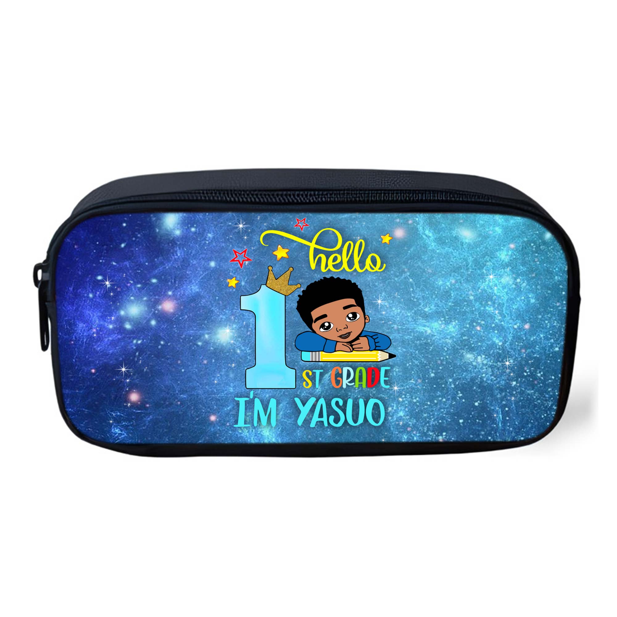 Personalized Pencil Case Kids Bag With Name Boys Pencil Bag