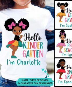 Personalized School Grade Back To school Shirt Gift For Kid UKHY300603