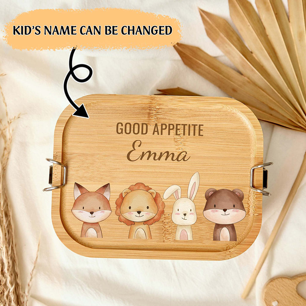 Personalized lunch box lunch box with name for child