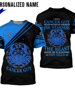 Personalized Name Cancer Guy 3D All Over Printed Clothes NQMM061003