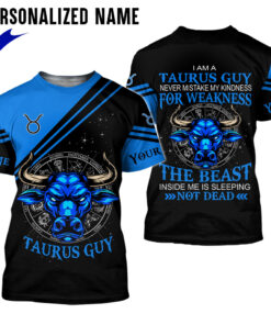 Personalized Name Taurus Guy 3D All Over Printed Clothes NQMM061004