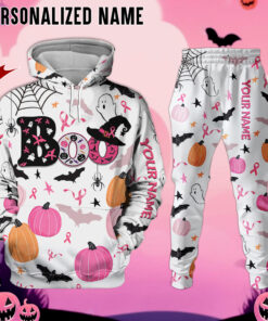 Personalized Name Breast cancer Halloween 3D All Over Printed Clothes UKUU3250801