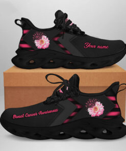 Custom Name Breast Cancer Shoes UKHA3290803