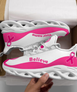 Custom Name Breast Cancer Shoes UKHA3290805