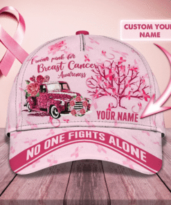 Custom Name Cap For Breast Cancer Women QFTZ3250802