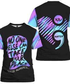 Suicide Prevention Awareness 3D All Over Printed Clothes HUHH210713
