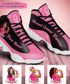 Custom Name Breast cancer Shoes UKTO3250801