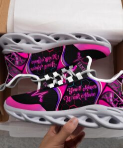 Custom name Breast Cancer Sneakers QFTZ3210801