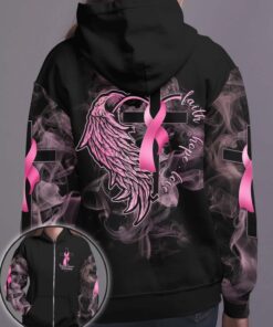 Half Wings Breast Cancer Awareness 3D All Over Printed Clothes UKTD3090902