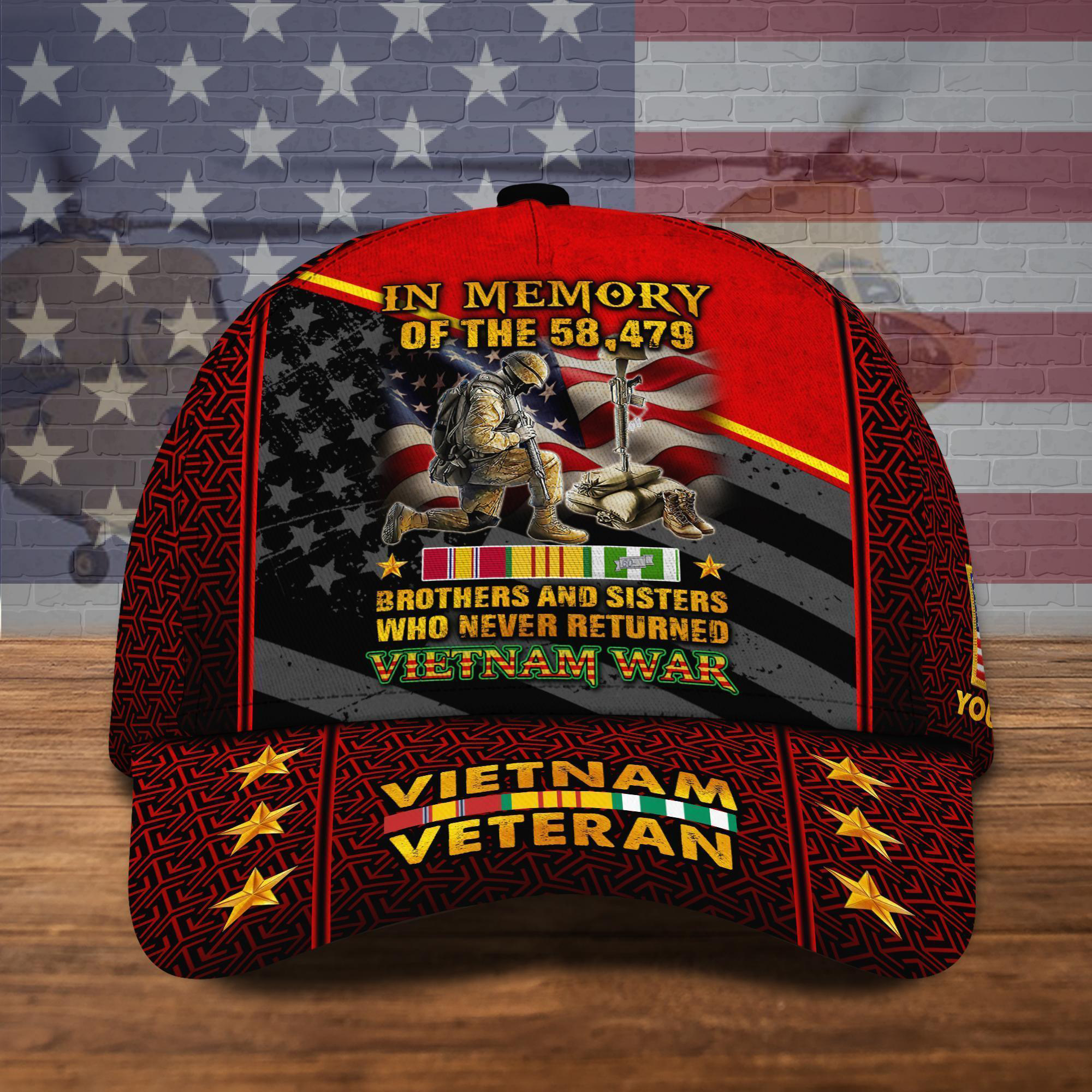 Personalized Name Vietnam Veteran Classic Cap, Gifts for Grandpa, Dad ...