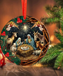 Nativity Christmas Ornament Ceramic Ornament LOUU3301001