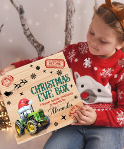 Personalized Christmas Eve Box Wooden For Kid QFUU3061101