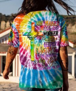 Personalized Name Promise Keeper Light In The Darkness Tie Dye Women's 3D All Over Printed Clothes QFTD3251103