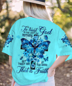 Personalized Name Trust Him In The Dark That Is Faith Women 3D All Over Printed Clothes QFTD3251102