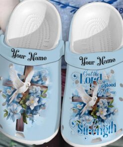 Personalized Name Lord Stood With Me Women?s Clogs QFYY3201216