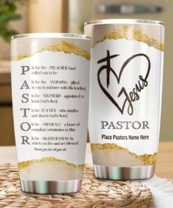 Custom Name Pastor Appreciation Gift 20 Oz Stainless Steel TumblerQFLT3261202