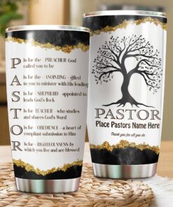 Custom Name Pastor Appreciation Gift 20Oz Stainless Steel Tumbler QFLT3261203