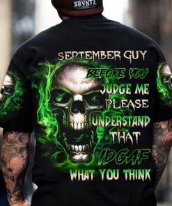 Personalized Name September Skull Guy 3D All Over Printed Clothes QFYY3291209