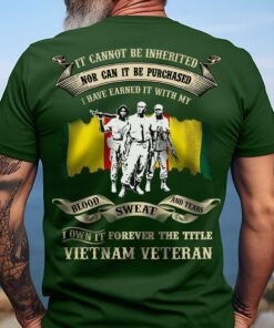 Vietnam Veteran Memorial Flag Shirt UKUU4310104
