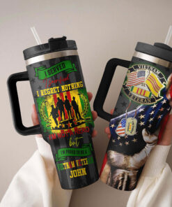 Personalized Name Vietnam Veteran 40 Oz Tumbler UKDM4120108
