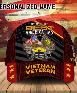 Personalized Name Vietnam Veteran Classic Cap UKDM4230101