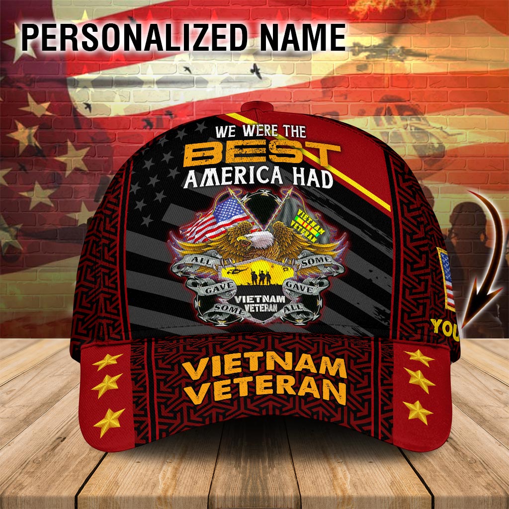 Personalized Name Vietnam Veteran Classic Cap UKDM4230101 – Rosateestore