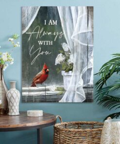 I Am Always With You Jesus Wall Art Canvas UKUU4300102