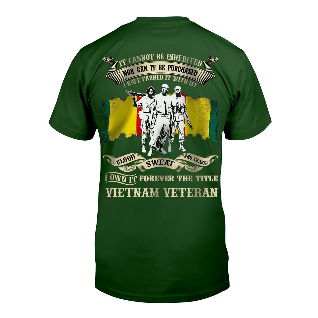 Vietnam Veteran Memorial Flag Shirt UKUU4310104 – Rosateestore