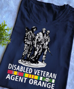 Disabled Veteran Agent Orange - Vietnam Veteran Shirt UKUU4300113