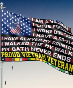 Vietnam Veteran. American Flag UKUU4010201