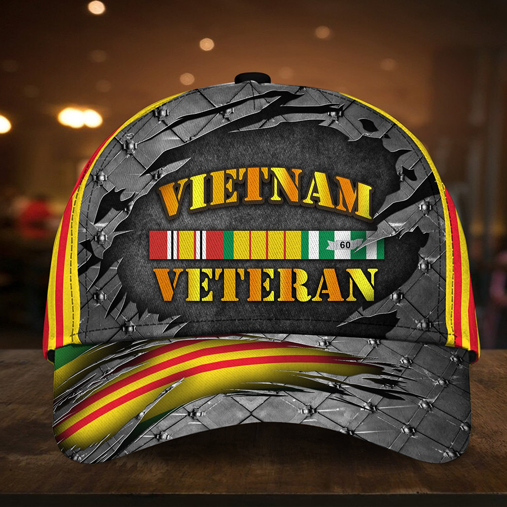 Vietnam Veteran Classic Cap, Proud To Have Served Vietnam Veteran ...