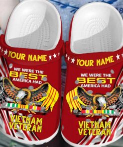 Personalized Name Vietnam Veteran Clogs UKDM4160107