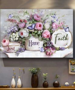 Just Have Faith Jesus Wall Art Canvas UKUU4300101