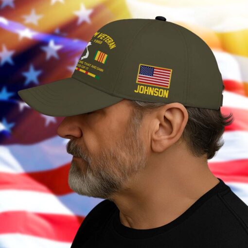 Personalized Name Been There Done That and Damn Proud Of It, Custom Vietnam Veteran Cap QFTD4120102 - Image 4