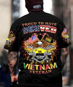 Personalized Name Vietnam Veteran 3D All Over Printed Clothes UKUU4200101