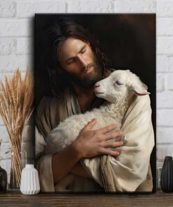Jesus Lamb of God Wall Art Canvas UKUU4290104