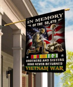 Vietnam Veteran. Brothers And Sisters Who Never Returned Flag QFYY4310107