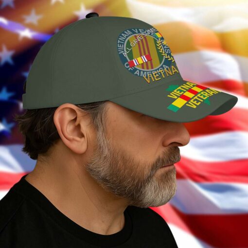 Personalized Name 3D All Over Printed All Gave Some 58479 Gave All Vietnam Veteran Cap QFTD4120103 - Image 6
