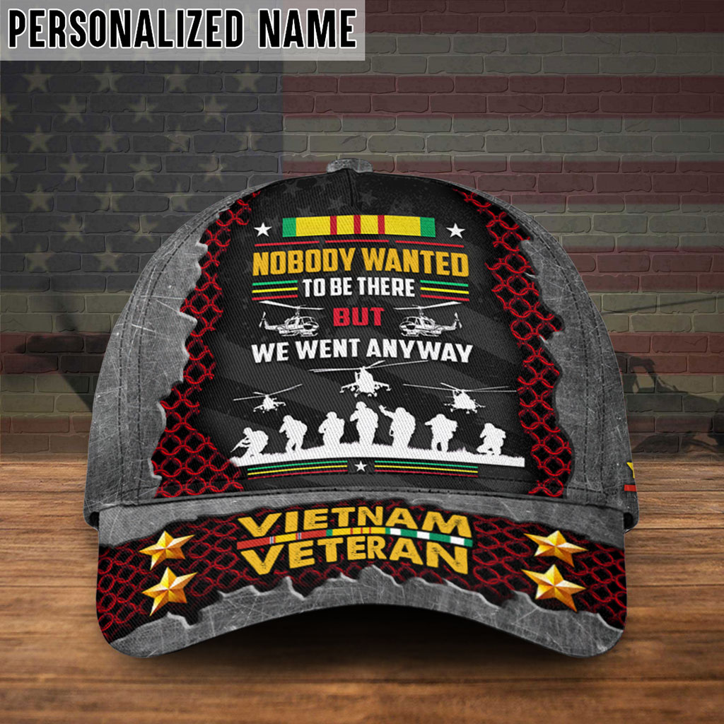 Personalized Name Vietnam Veteran Cap UKTO4100101 – Rosateestore