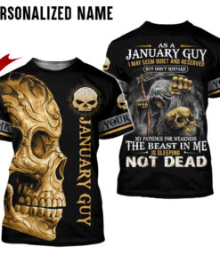 Personalized Name January Guy 3D All Over Printed Clothes HUHA081002