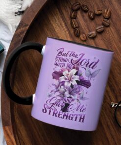 Personalized Name Lord Stood With Me Jesus Mug QFTD4060102