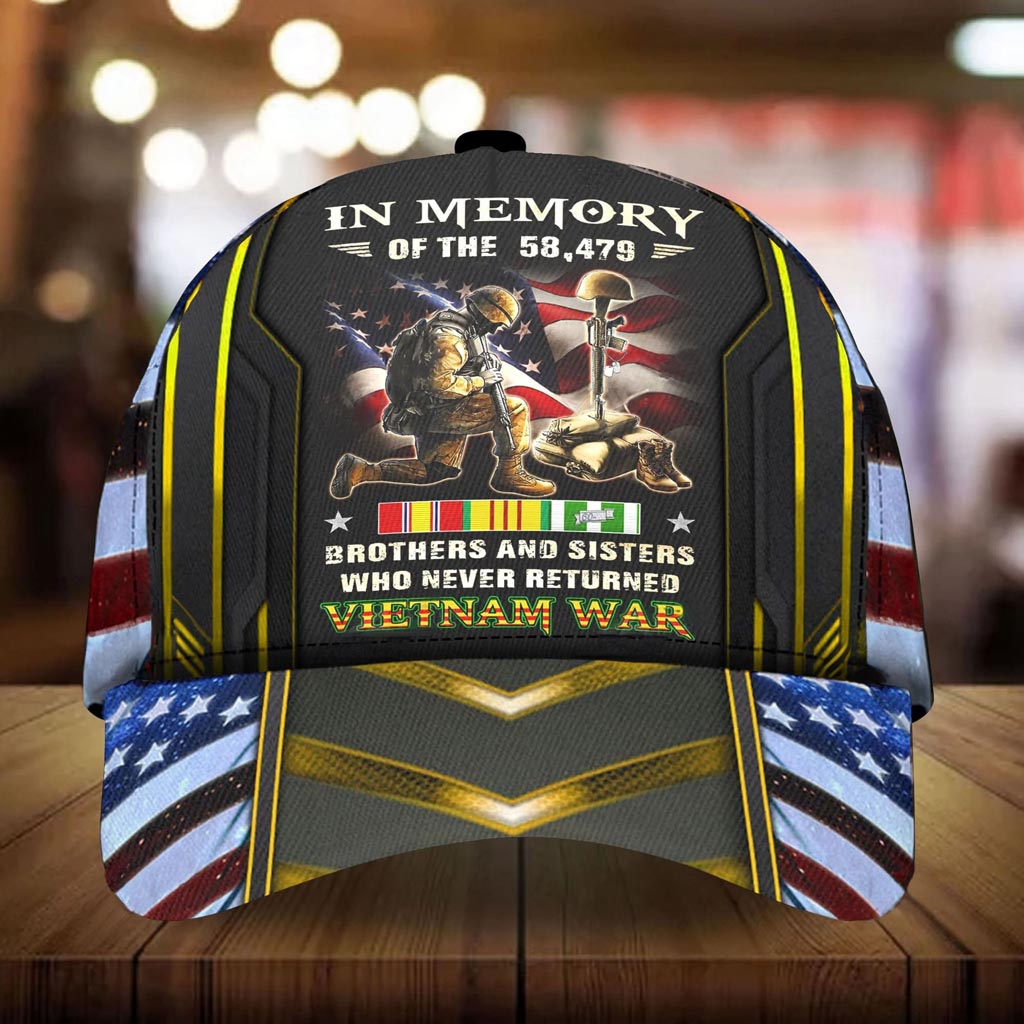 Pride Premium In Memory Vietnam War Veteran Cap QFTD4240101 – Rosateestore