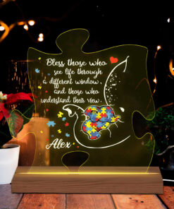 Autism 3D Lamp QFTO100202
